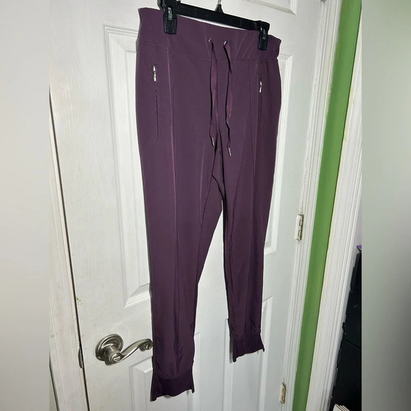 Calvin Klein Women's Step-Hem Joggers Purple/Plum Size Medium - Picture 7 of 10